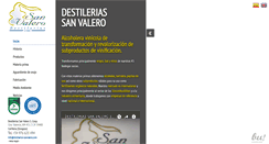 Desktop Screenshot of destilerias-sanvalero.com