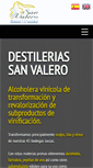 Mobile Screenshot of destilerias-sanvalero.com